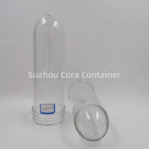 55mm 161g Halsgröße 64mm Plasitc Pet Preform für Wasser Getränkeöl