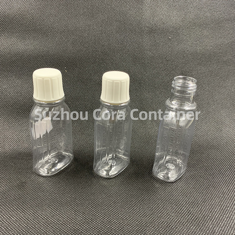 90ml Hals-Größe 24mm Pet Plastic Kosmetik Flasche mit Schraubverschluss