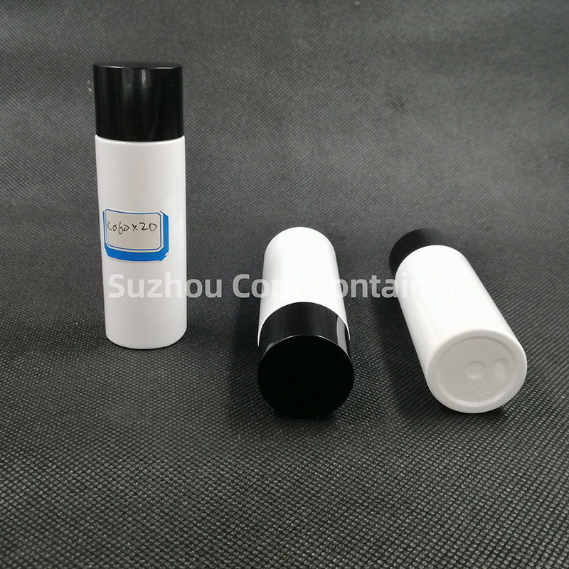 60ml Hals Größe 20mm Pet Plastic Kosmetik Flasche mit Schraubverschluss