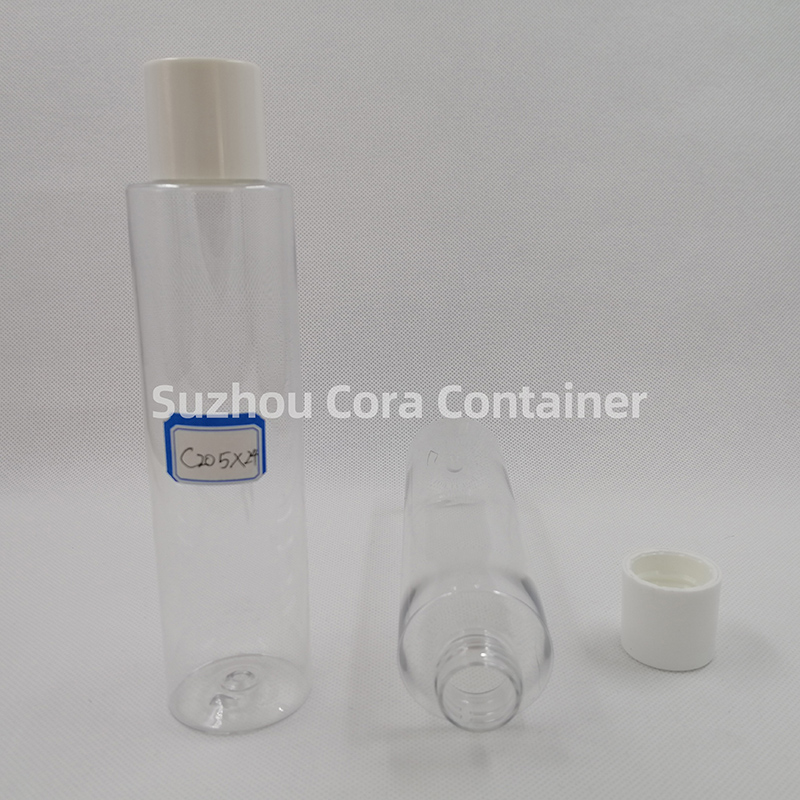 205ml Hals-Größe 24mm Pet Plastic Kosmetik Flasche mit Schraubverschluss