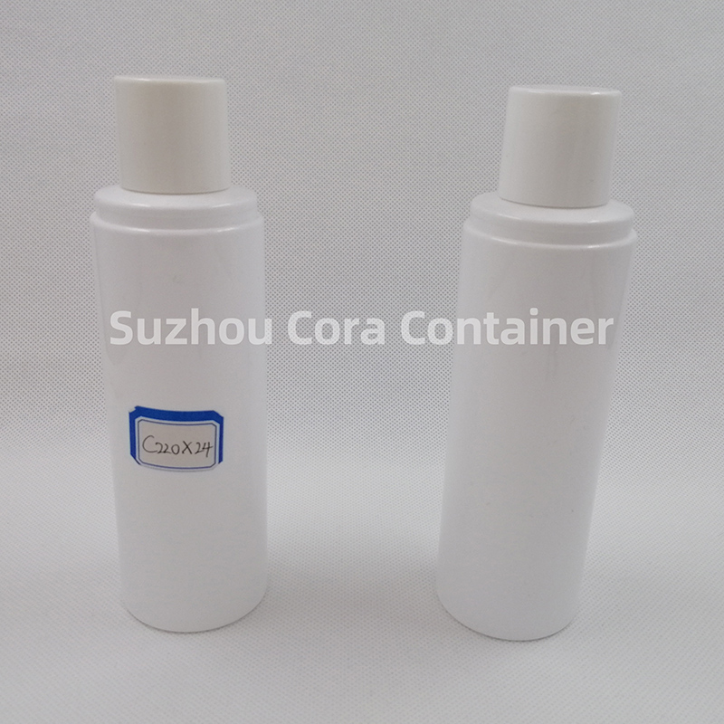 220ml Hals-Größe 24mm Pet Plastic Kosmetik Flasche mit Schraubverschluss