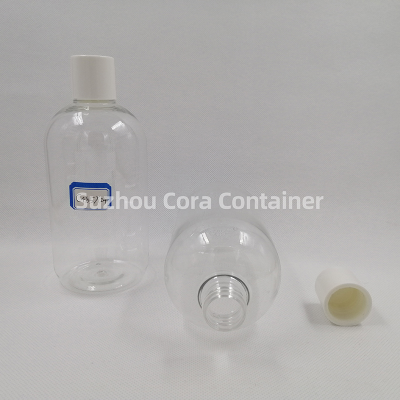 485ml Hals-Größe 24mm Pet Plastic Kosmetik Flasche mit Schraubverschluss