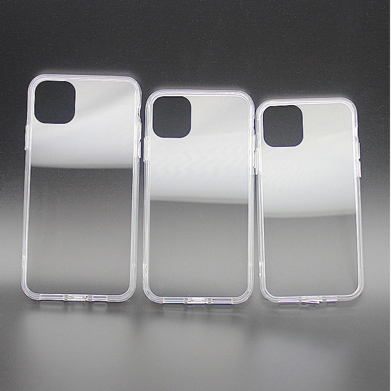 Hochtransparente TPU + PC-Smartphone-Hülle für die iPhone 11-Serie mit 5,8 Zoll / 6,1 Zoll / 6,5 Zoll