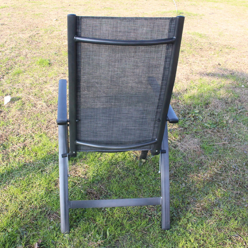 Alum & Textilene Deluxe Position Stuhl
