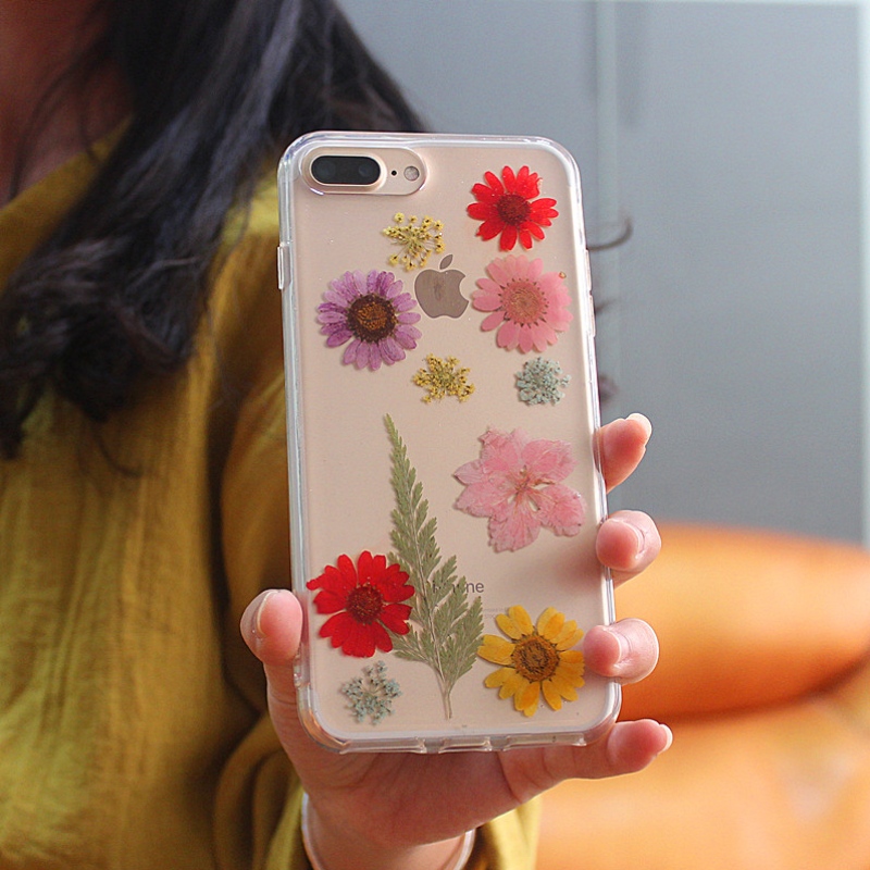 TPU + PC Epoxy Handyhülle mit innerer Blume für iPhone 6 Plus / 7 Plus / 8 Plus