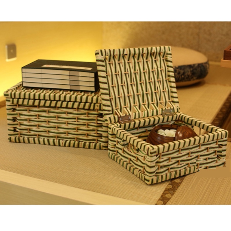 Lined Storage Basket mit Deckel