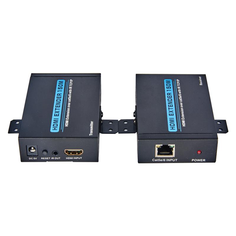 V1.3 HDMI Extender 150 m über ein einziges Cat5e / 6-Kabel Unterstützt Full HD 1080P