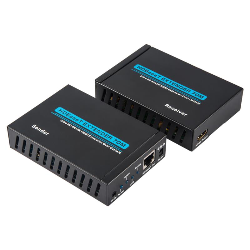 V1.4 4K HDBaseT HDMI Extender 70m über Single cat5e/6 Kabel 35m@4Kx2K/30Hz,70m@1080P/60Hz