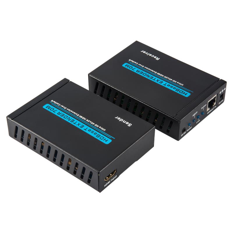 V1.4 4K HDBaseT HDMI Extender 70m über Single cat5e/6 Kabel 35m@4Kx2K/30Hz,70m@1080P/60Hz