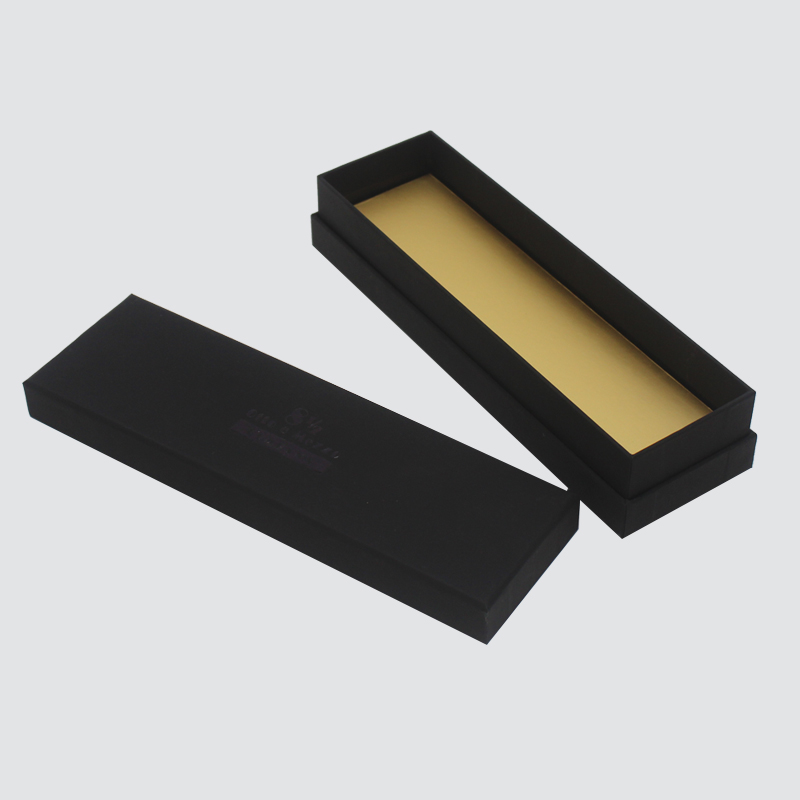 Kundenspezifische Klassische Black Box Schmuck Halskette Zubehör Geschenkbox