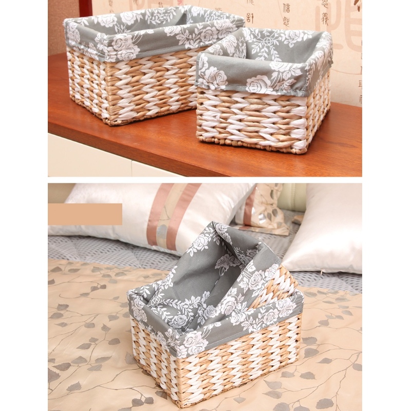 Strohgeflochtener Korb