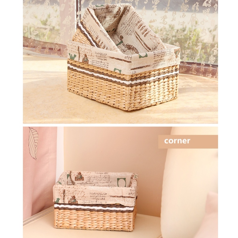 Straw Woven Bakset mit Liner