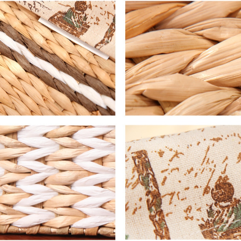 Straw Woven Bakset mit Liner