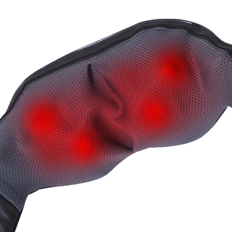 PU Leder elektrische Shiatsu Rückenmassagegeräte für Schulter Nackenmassagegerät