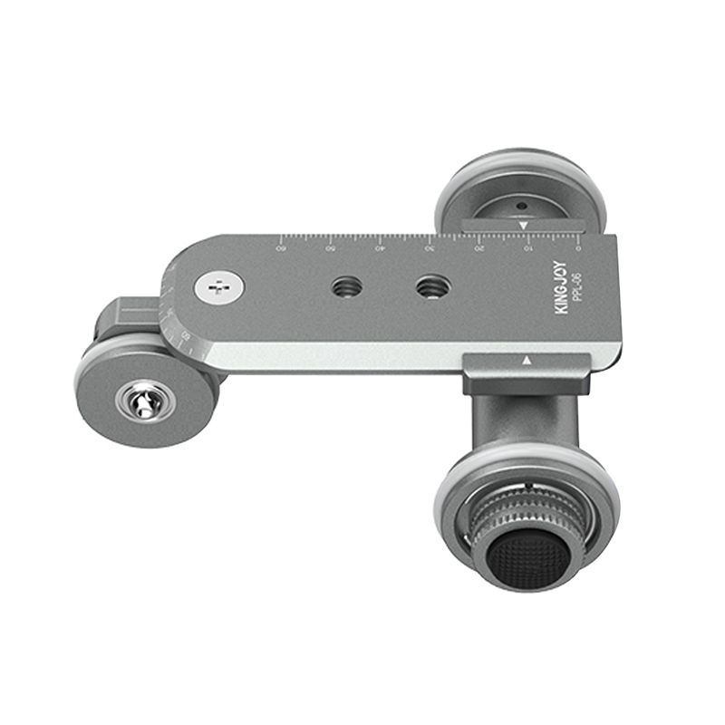 Kingjoy PPL-06 Motorisierte elektrische 3-Rad-Video-Riemenscheibe Car Dolly Rolling Slider Skater