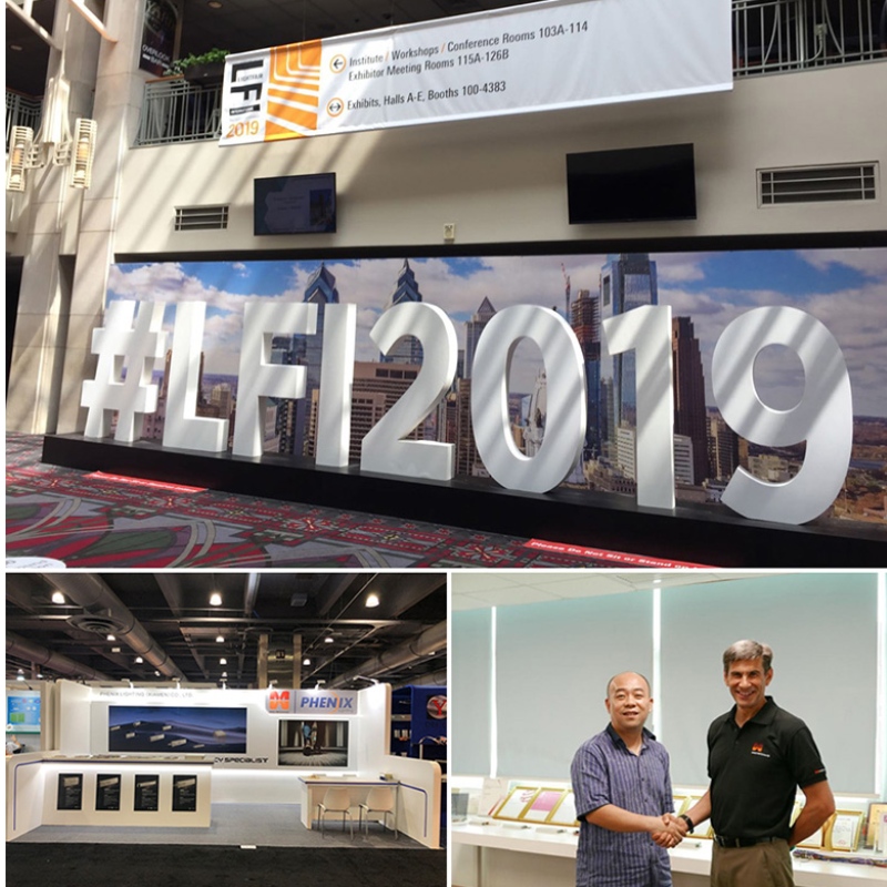 Phenix Lighting Paticipates in LIGHTFAIR im Bereich der Kombi-Beleuchtung (LIGHTFAIR), International 2019, Booth ,5439 McWong-Phenix Lighting Co-brand wird offiziell eingeführt.