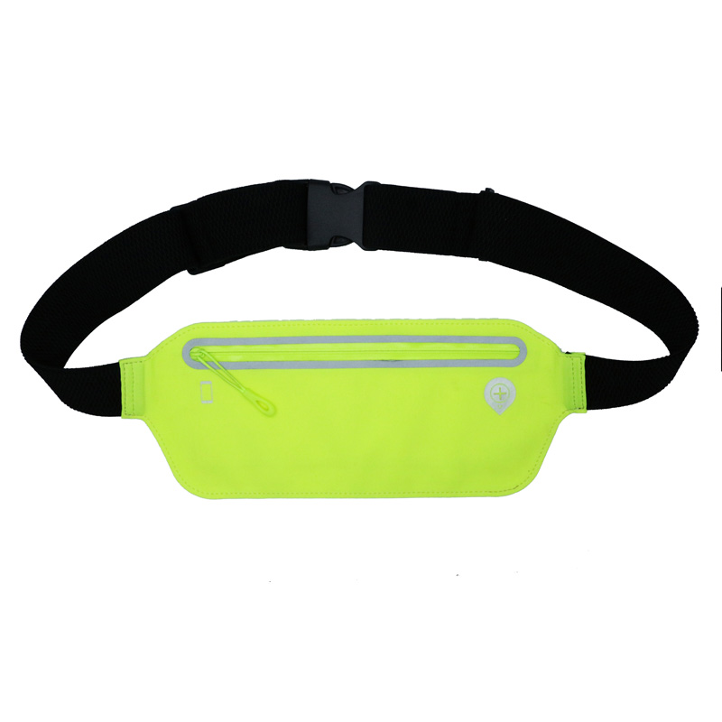 Unisex Sport Taist Bag Pack mit Kopfhörer Jack und Zipper