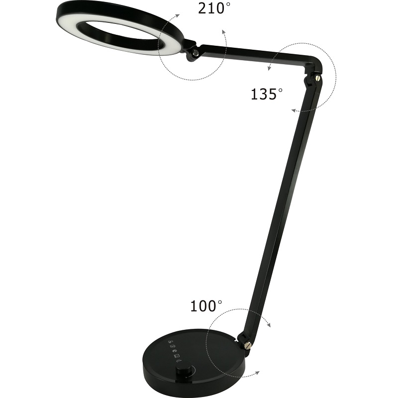 Superhelligkeit 688L 12w drehbare flexible geführte Schreibtischlampe