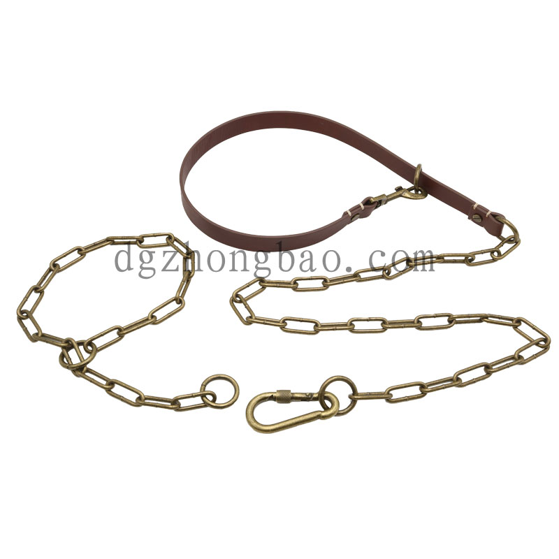 Hardware-Kette Haustier Leinenhalsband