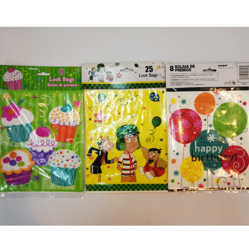 Geschenke Bags Child Birthday Party Dekoration Kinder Plastic Candy Dessert Beutel