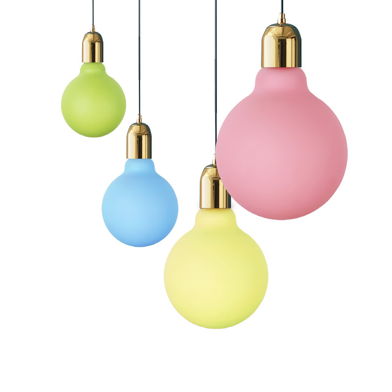G150 Ballett dunkelrosa makaron dekorative Glühlampe mit weichem Glühfaden