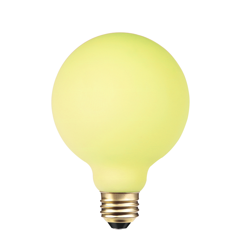 G150 Ballett dunkelrosa makaron dekorative Glühlampe mit weichem Glühfaden