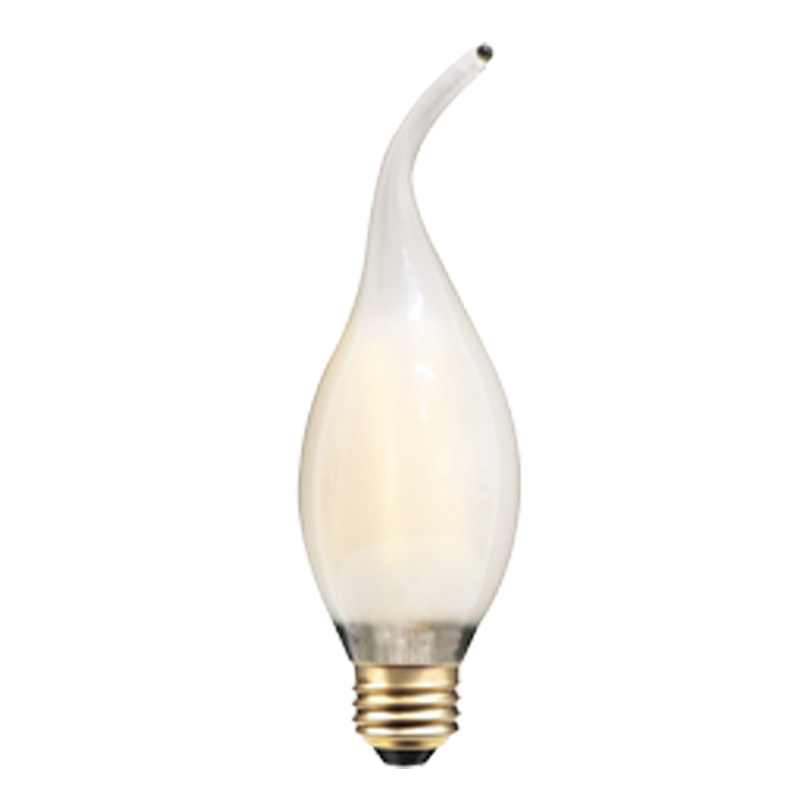 C35 Leichte Glühlampe mit weichem Leuchtkörper, kleine, warme, weiße Lampe