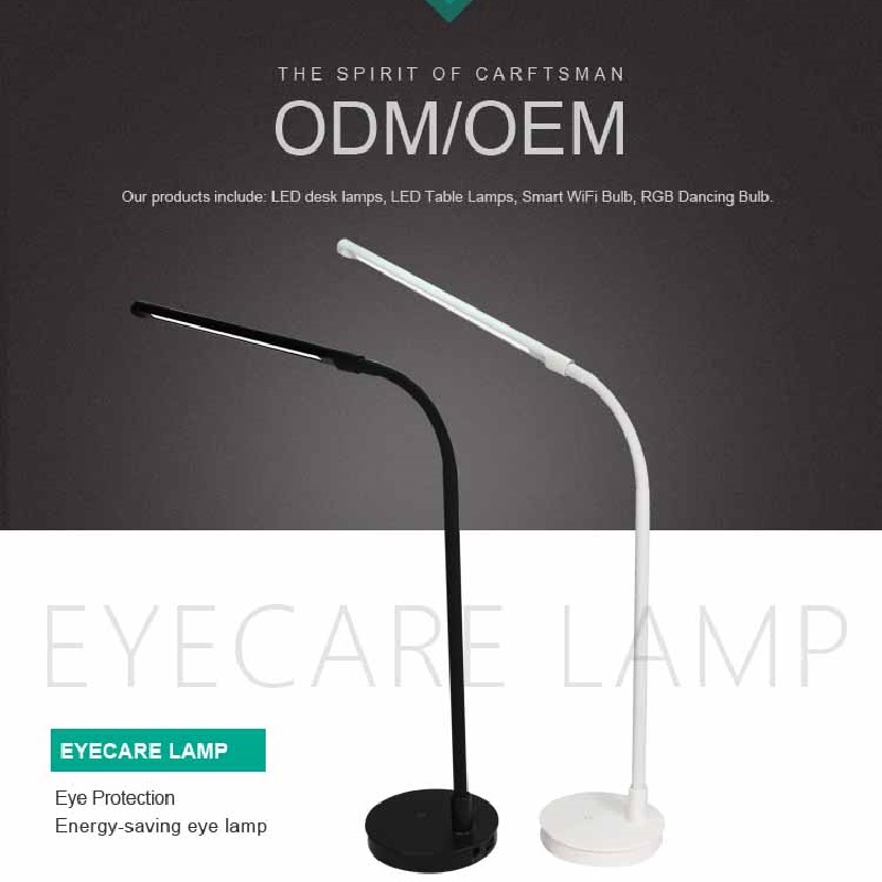 518 LED Desk Reading Lamp Computer Light mit USB Port Flexible Gooseneck Eye Care Lampe