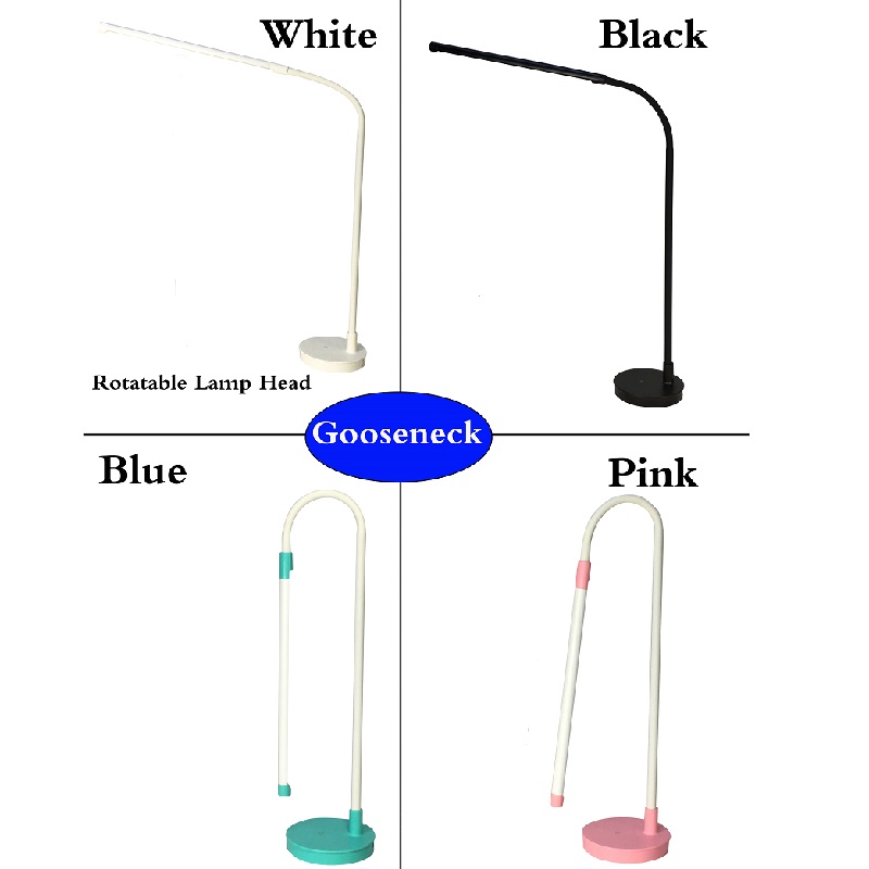 518 USB-Magnet Dimmbable LED Work Table Reading Light Workshop Lamp Adjustable Gooseneck Daylight 5000K