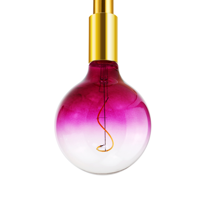 G125 Grünes 4 Watt 200 Lumen 2000k spezielle Form Spirale weiche Glühlampe LED Mischkolben