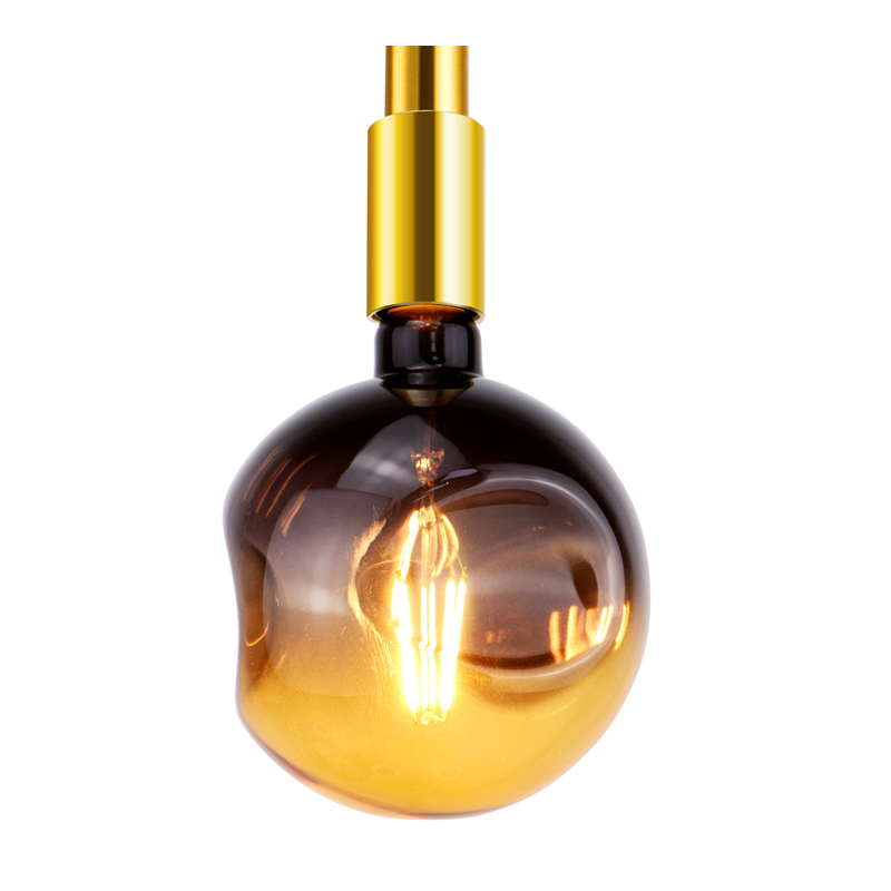 G125 Dark Amber Ball 200 Lumen neue Design-Form führte weichen Filament Laternenlicht