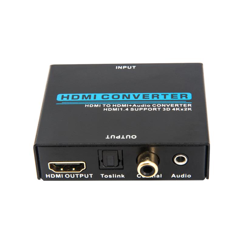 V1.4 HDMI Audio Extractor HDMI zu HDMI + Audio Konverter Unterstützt 3D Ultra HD 4Kx2K @ 30Hz