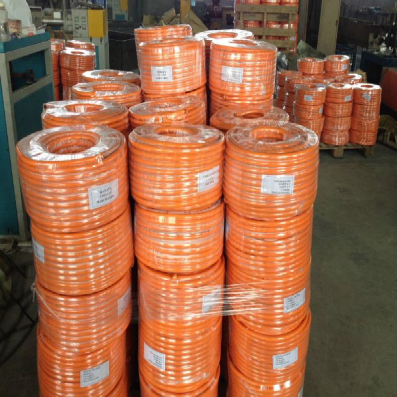 Gelber PVC-Hochdruckgasschlauch