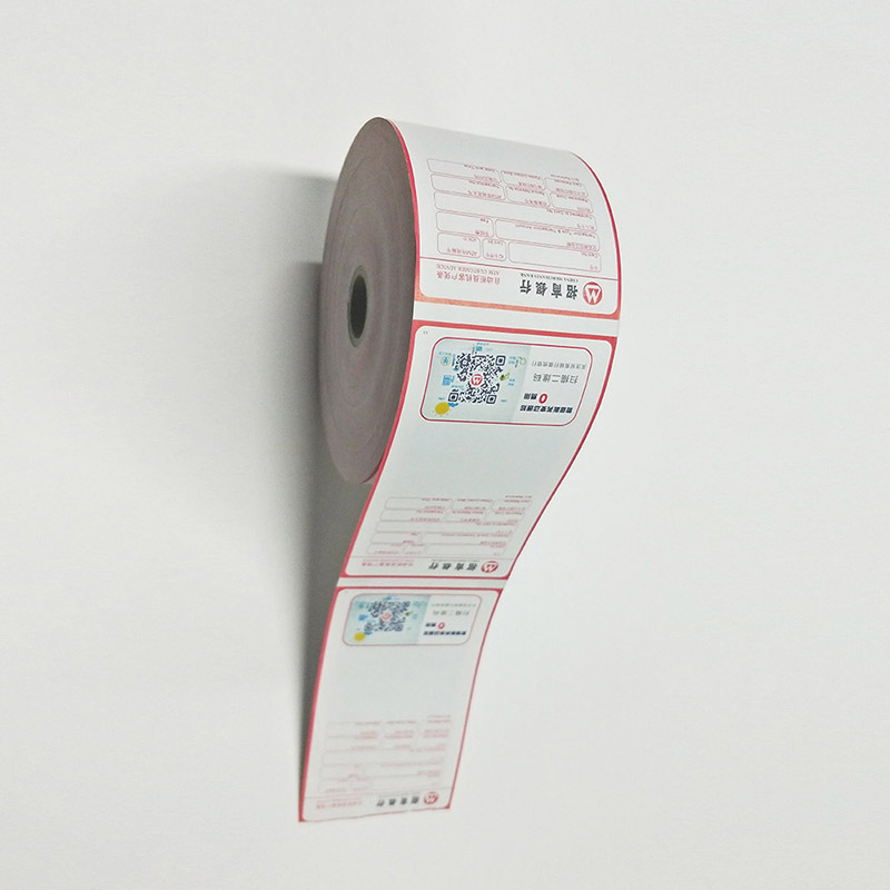 80 mm breite bedruckte Thermopapierrolle für Geldautomaten