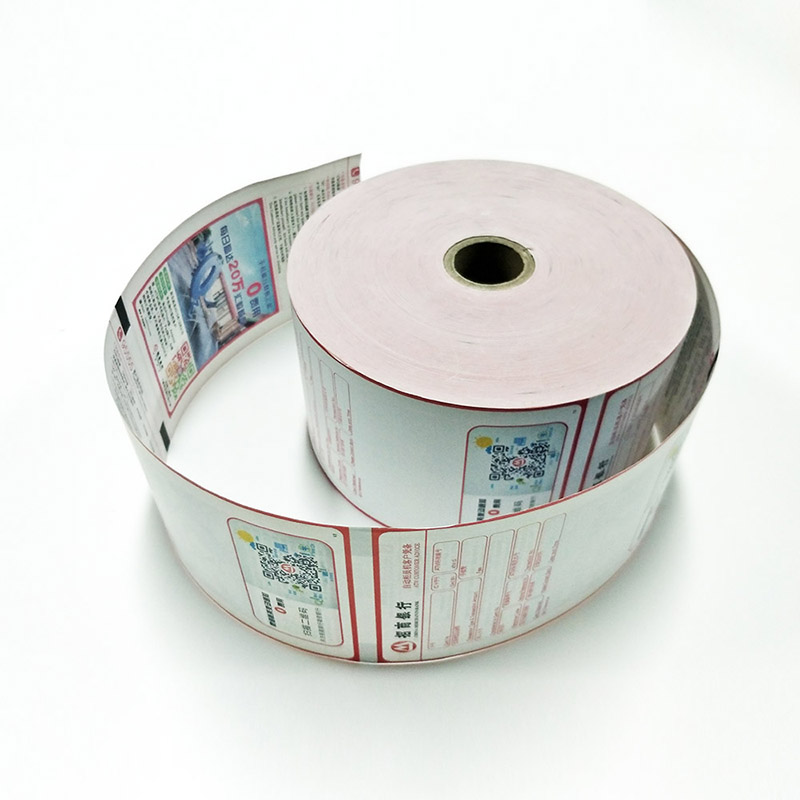 80 mm breite bedruckte Thermopapierrolle für Geldautomaten