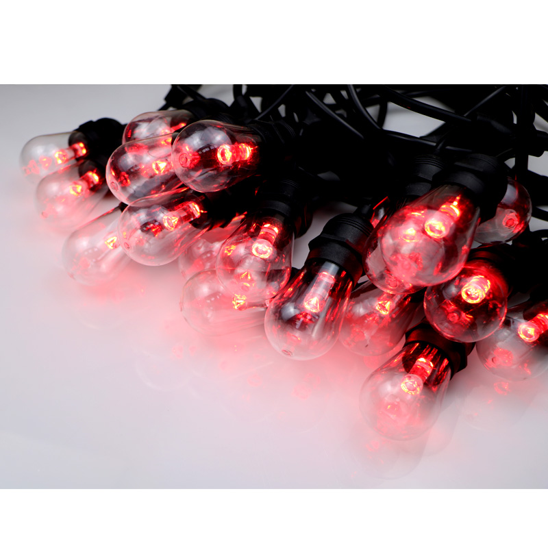 Outdoor string lampen warmweiße farbe für wählen weihnachtsdekoration lichterkette