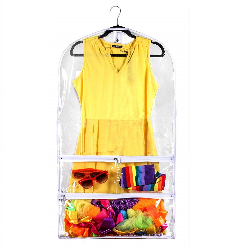 SGW12 Großhandel PVC Clear Dance Costume Plastiktüten mit Taschen