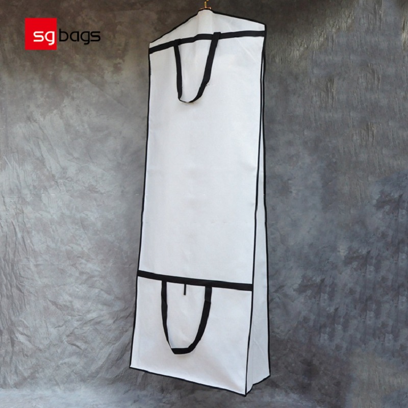 SGW01 Großhandel Non Woven Wedding Dress Covers Bridal Gown Garde Bags for Gowns