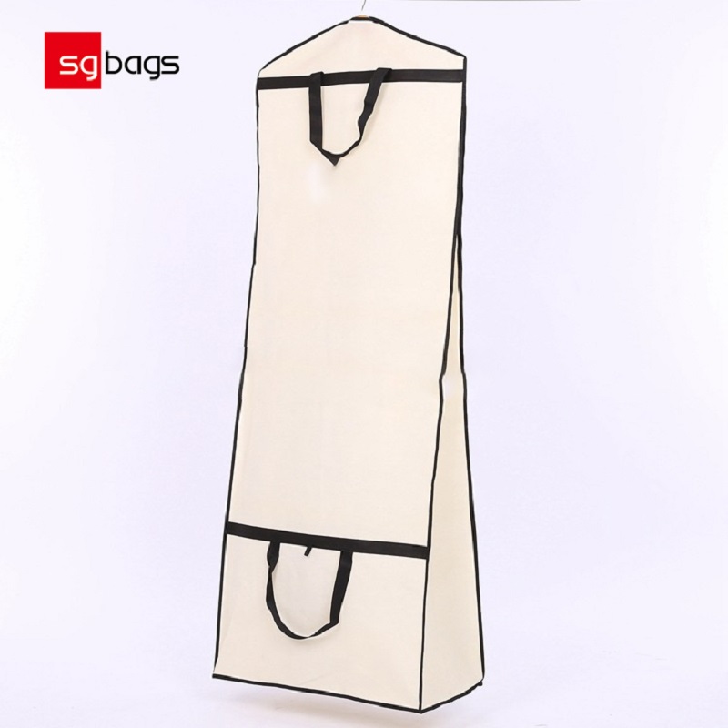 SGW02 Qualitätsgroßhandelskundenspezifischer Firmenzeichen-Abdeckungs-Hochzeits-langer Kleiderbrautkleid-nicht gesponnener Kleidersack