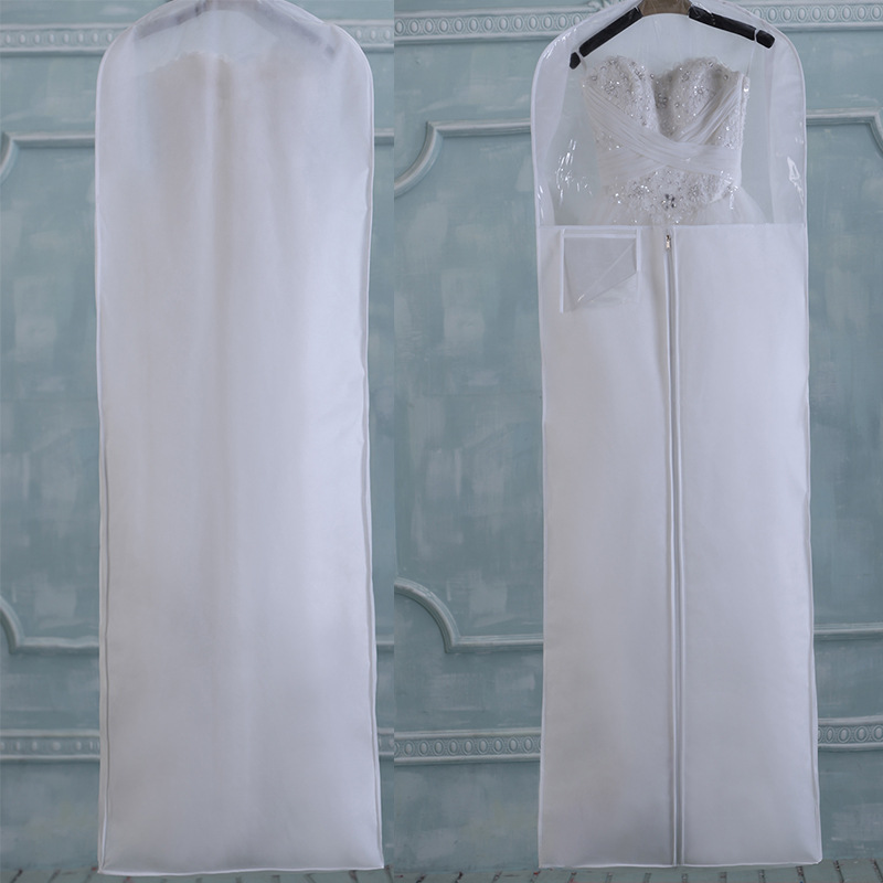 SGW09 Staubdichtes Muster Benutzerdefinierte Qualität Brautkleid Kleidersack Für Hochzeit Verwendet