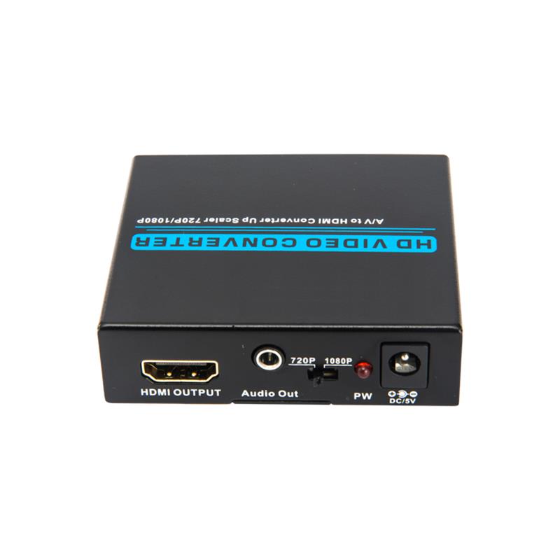 AV / CVBS zu HDMI + AUDIO Konverter (Up Scaler 720P / 1080P)