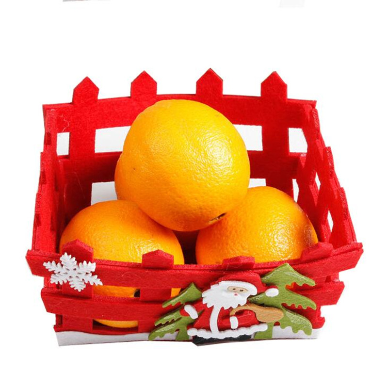 Eco Friendly Dekorative Geschenkkorb Weihnachten Felt Basket