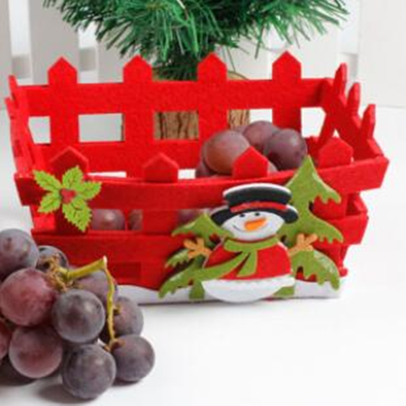 Eco Friendly Dekorative Geschenkkorb Weihnachten Felt Basket