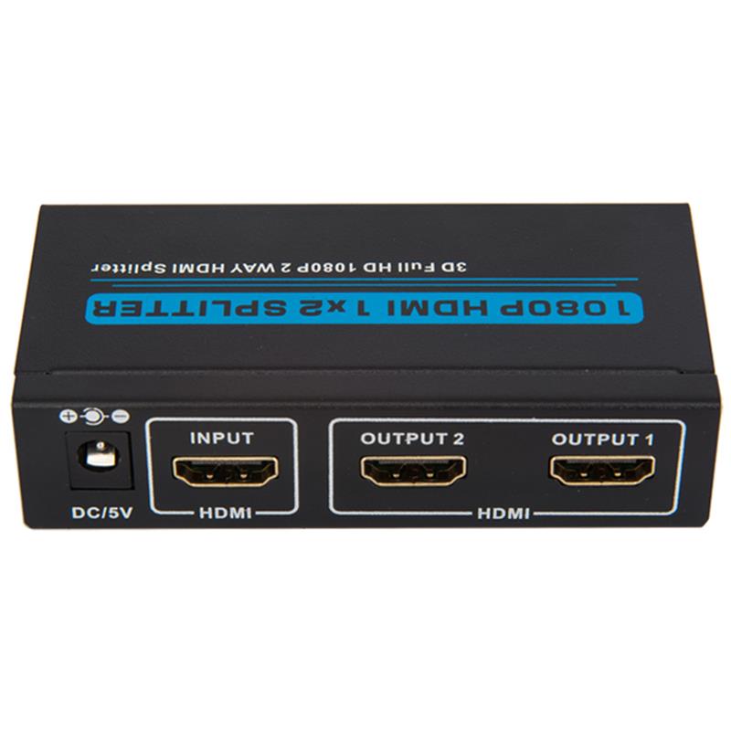 Zwei Anschlüsse HDMI 1x2 Splitter Unterstützung 3D Full HD 1080P