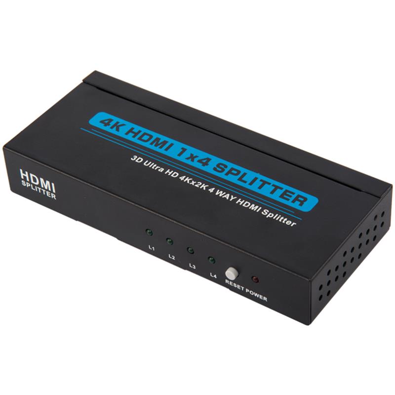 4K 4 Ports HDMI 1x4 Splitter Unterstützung 3D Ultra HD 4Kx2K / 30Hz