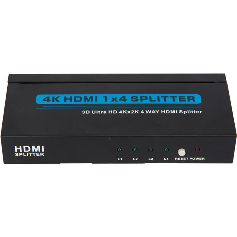 4K 4 Ports HDMI 1x4 Splitter Unterstützung 3D Ultra HD 4Kx2K / 30Hz
