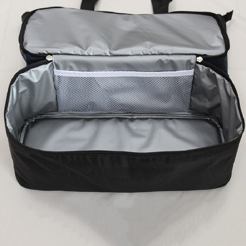 SGC35 Großhandel Bulk Summer Insulated Nylon Mesh Strandkühler Badetasche Strandtasche mit Kühler