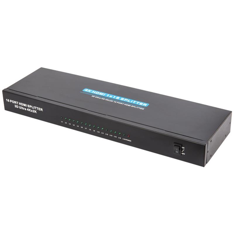 4K 16 Ports HDMI 1x16 Splitter Unterstützung 3D Ultra HD 4Kx2K / 30Hz