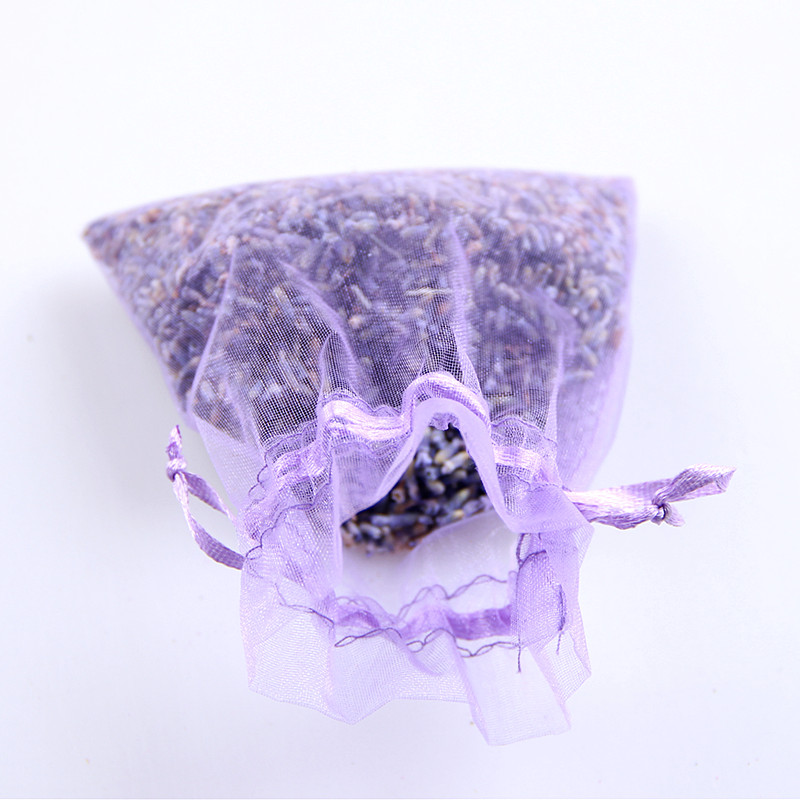 SGS57 Custom Printed Cheap Mini Recycled Colorful Organza Candy Gift Drawstring Pouch Lavendel Bags Sachet Bag Organza Lavendel Aroma Bag