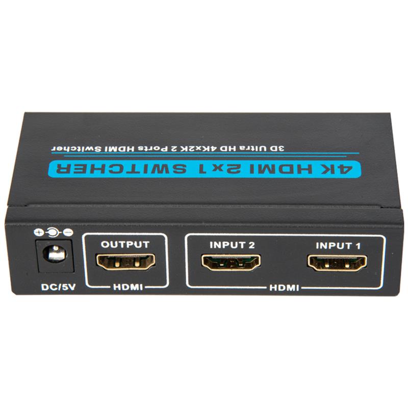 V1.4 4K / 30Hz HDMI 2x1 Switcher Unterstützt 3D Ultra HD 4K * 2K / 30Hz